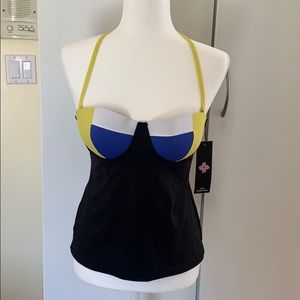 BCBG gorgeous tankini top